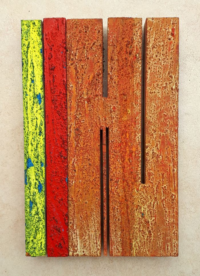 Over Landschap
2019/20/ acryl op paneel/25 x12 x 2,5 cm