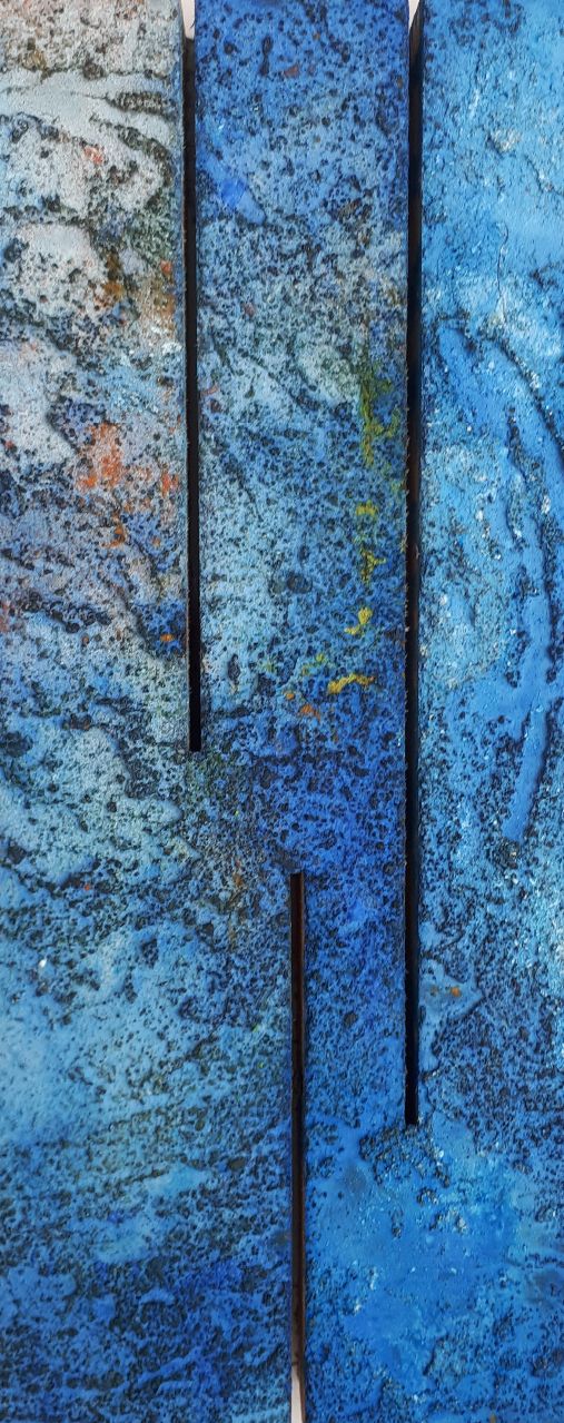 Over Landschap Acryl op paneel/ 29x12x3 cm
2020/2021